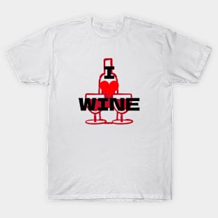 Wine Love Cute T-Shirt